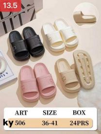 Klapki basenowe damskie (36-41/24P)