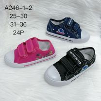 Trampki na rzepy chłopięce i dziewczynka (25-30/24P)