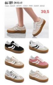 Buty sportowe wiązane dziewczynka (28-35/12P)