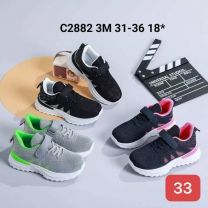 Buty sportowe na rzepy chłopięce i dziewczynka (31-36/18P)