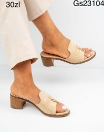 Klapki na obcasie (36-41/12P)