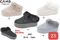 Kapcie zakryte palce damskie (36-41/12P)