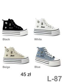 Trampki wiążane damskie (36-41/12P)