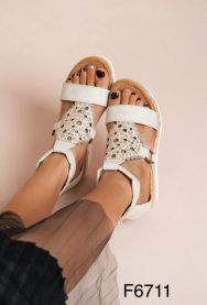 Sandały na koturnie (36-41/12P)