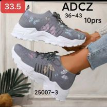 (36-43/10P)_Buty Sportowe Wiązane Damskie