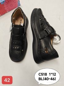 Półbuty na rzepy męskie (40-46/12P)