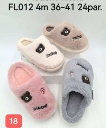 Kapcie zakryte palce damskie (36-41/24P)