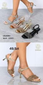 Sandały na szpilce (36-41/12P)