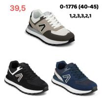 Buty sportowe wiązane męskie (40-45/12P)