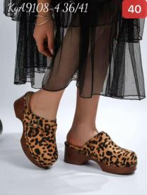 Klapki zakryte palce damskie(36-41/12P)