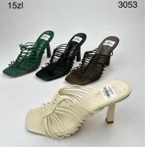 Klapki na obcasie (36-41/12P)