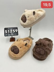 Kapcie zakryte palce damskie (36-41/24P)