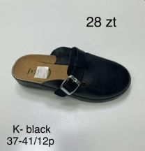 Klapki zakryte palce damskie(37-41/12P)