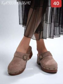 Klapki zakryte palce damskie(36-41/12P)