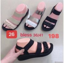 Sandały na koturnie (36-41/12P)