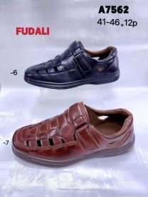 Półbuty na rzepy męskie (41-46/12P)