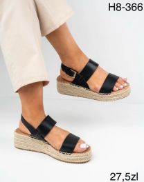 Sandały na koturnie (36-41/12P)