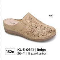 Klapki zakryte palce damskie(36-41/8P)