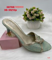 Klapki na obcasie (36-39/12P)