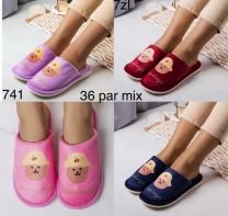 Kapcie zakryte palce damskie (36-41/36P)