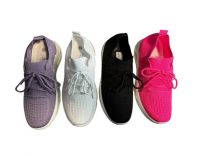 buty sportowe wiązane damskie (36-41/12P)