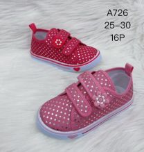 Trampki na rzepy dziewczynka (25-30/16P)