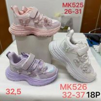 Buty sportowe na rzepy dziewczynka (32-37/18P)