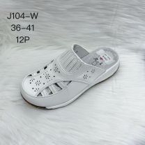 Klapki zakryte palce damskie(36-41/12P)