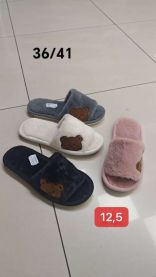 Kapcie odkryte palce damskie(36-41/36P)