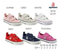 Trampki na rzepy chłopięce i dziewczynka (32-37/12P)