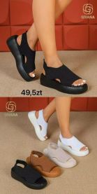 Sandały na koturnie (36-41/12P)