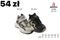 Buty sportowe na rzepy chłopięce (32-37/12P)
