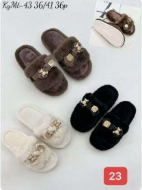 Kapcie odkryte palce damskie(36-41/36P)