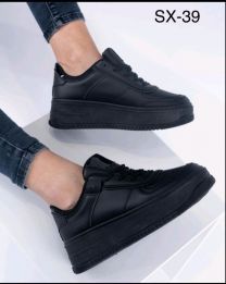 buty sportowe wiązane damskie (36-41/12P)