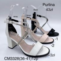 Sandały na obcasie (36-41/12P)