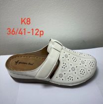 Klapki zakryte palce damskie(36-41/12P)