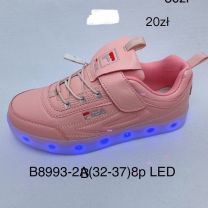 Buty sportowe na rzepy dziewczynka (32-37/8P)