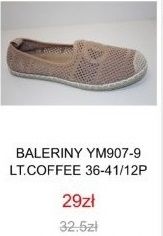 Espadryle damskie (36-41/12P)