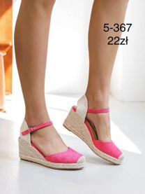 Sandały na koturnie (36-41/12P)