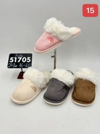 Kapcie zakryte palce damskie (36-41/24P)