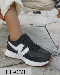 buty sportowe wiązane damskie (36-41/12P)