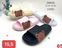 Klapki basenowe damskie (35-40/24P)