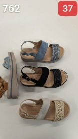 Sandały na koturnie (36-41/12P)