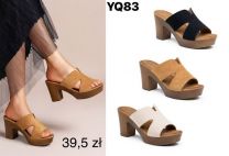 Klapki na obcasie (36-41/12P)