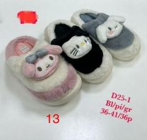 Kapcie zakryte palce damskie (36-41/36P)