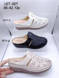 Klapki zakryte palce damskie(36-42/12P)