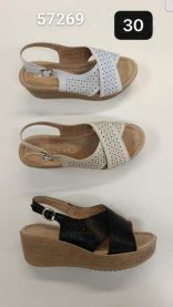 Sandały na koturnie (36-41/12P)