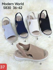 Sandały na koturnie (36-42/12P)