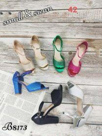 Sandały na obcasie (36-41/12P)