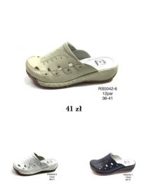 Klapki zakryte palce damskie(36-41/12P)